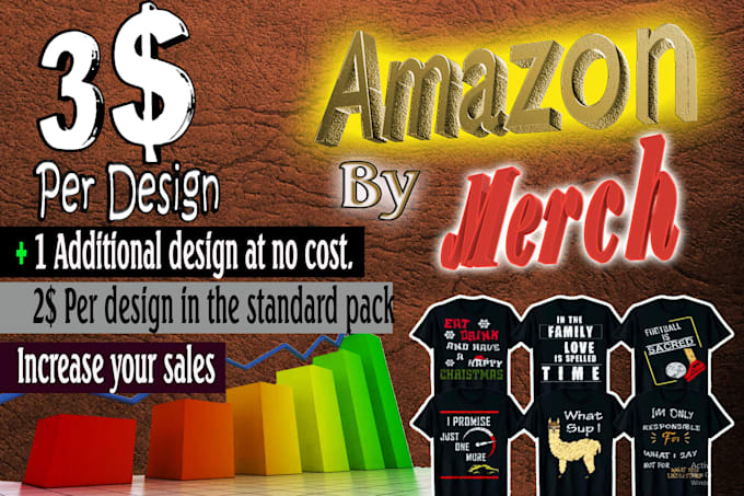 Gig Preview - Create a researched design, for amazon merch