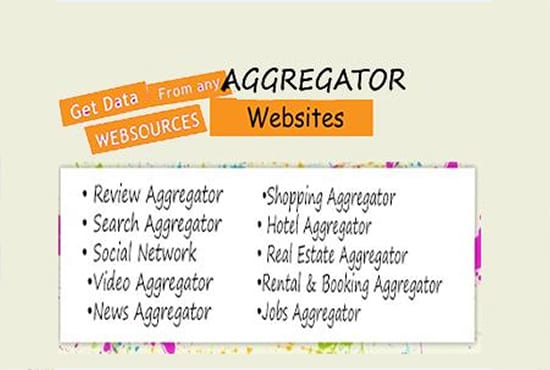 Gig Preview - Design and develop aggregator website