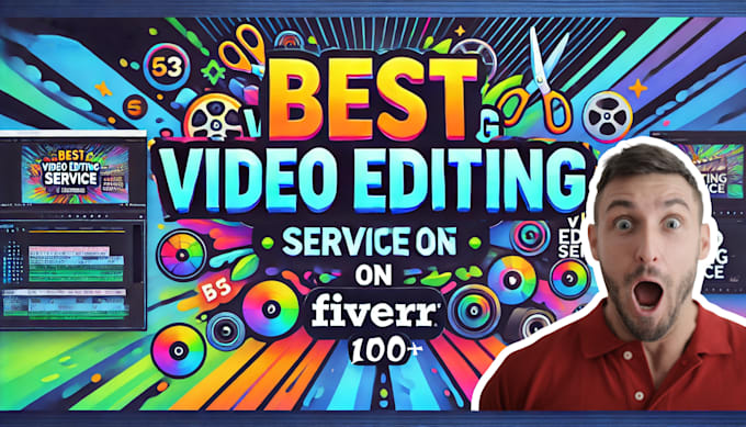 Bestseller - do professional video editing for social media, ads, podcasting and more