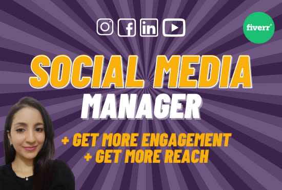 Gig Preview - Your social media manager