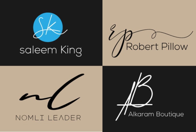 Gig Preview - Design professional hand drawn initials monogram logo