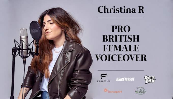 Gig Preview - Record a pro british voiceover for your company