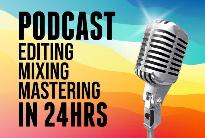 Bestseller - edit your audio podcast in 24hrs