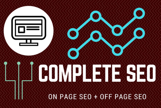 Gig Preview - Do complete SEO for 1st page ranking on google