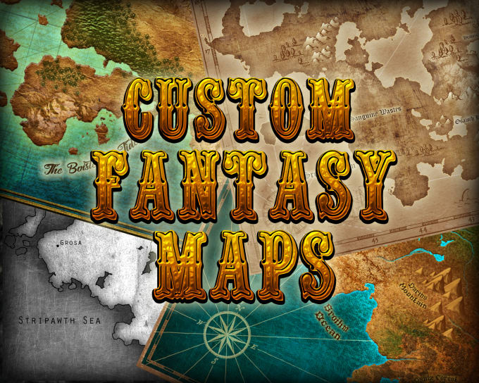 Bestseller - draw custom fantasy map for you