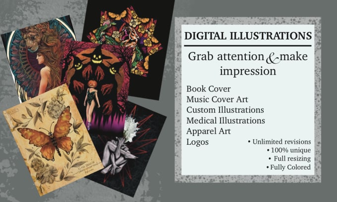 Gig Preview - Transform your concept or idea into a digital illustration