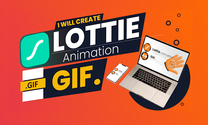 Gig Preview - Create custom lottie or gif animation for your web or app