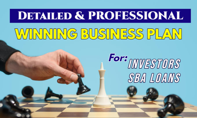 Gig Preview - Develop a business plan for sba loan approval