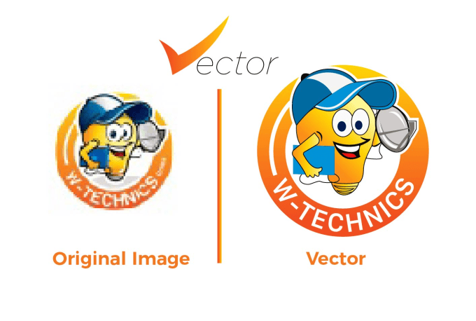 Gig Preview - Convert your logo images to vector trace, vectorize