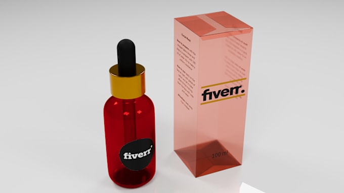 Gig Preview - Make 3d mockup realistic rendering of your product