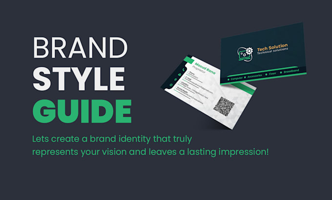 Gig Preview - Design a professional brand style guide, brand identity, and logo guidelines