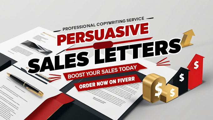 Gig Preview - Write a persuasive salesletter, salescopy to boost your sales