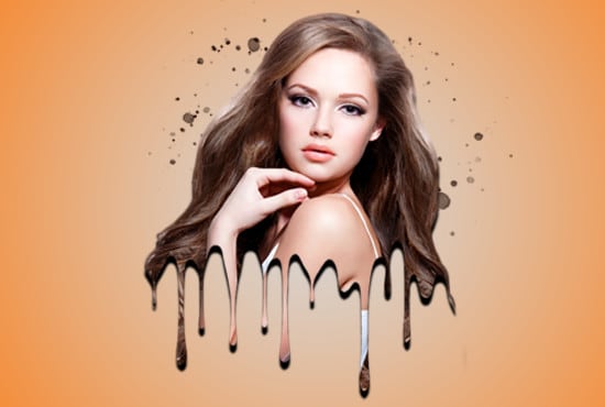 Gig Preview - Create beautiful dripping effect on your image