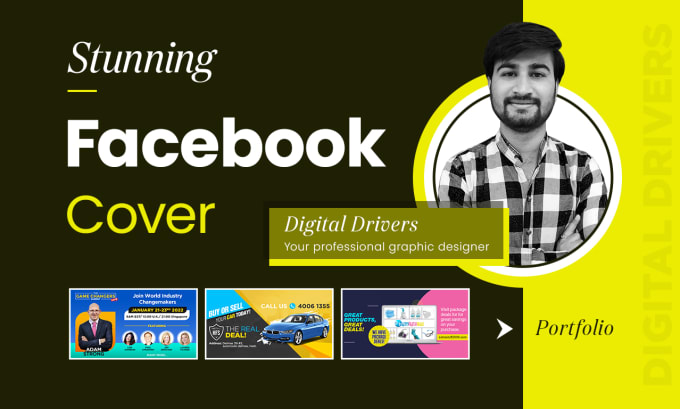 Gig Preview - Design a facebook, youtube banner, linkedin cover, twitter header