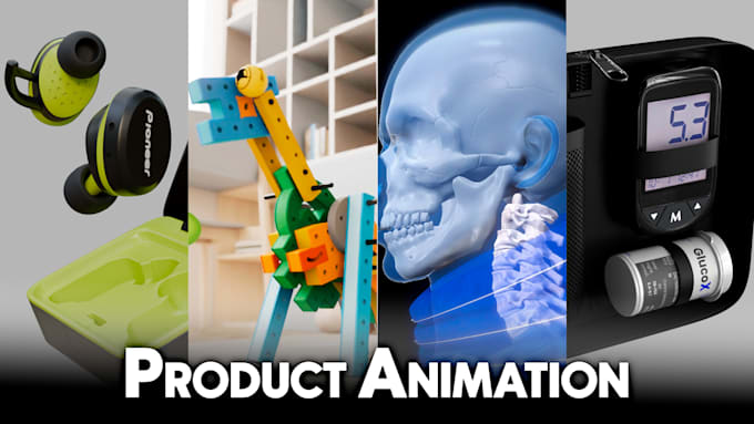 Gig Preview - Do 3d product animation