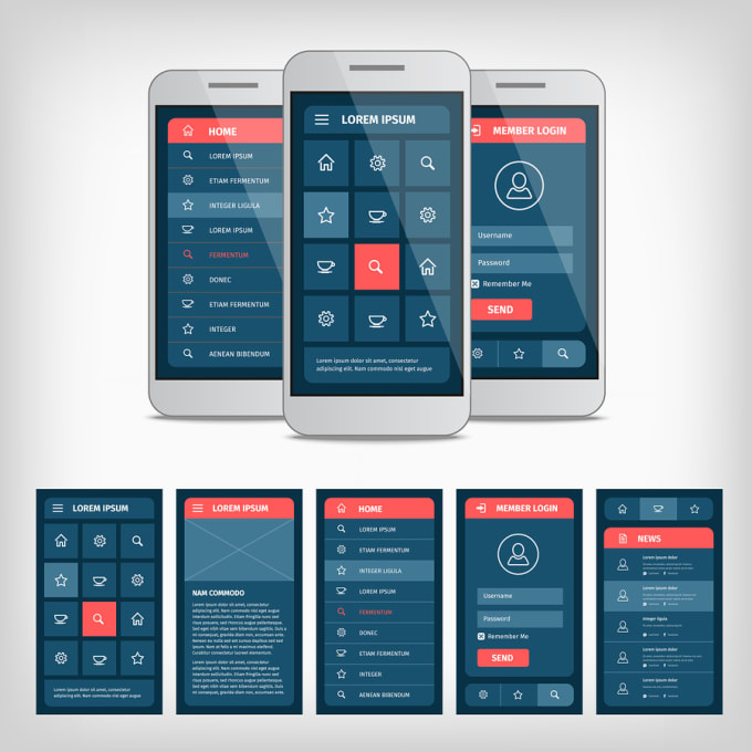 Gig Preview - Make design for android and ios application