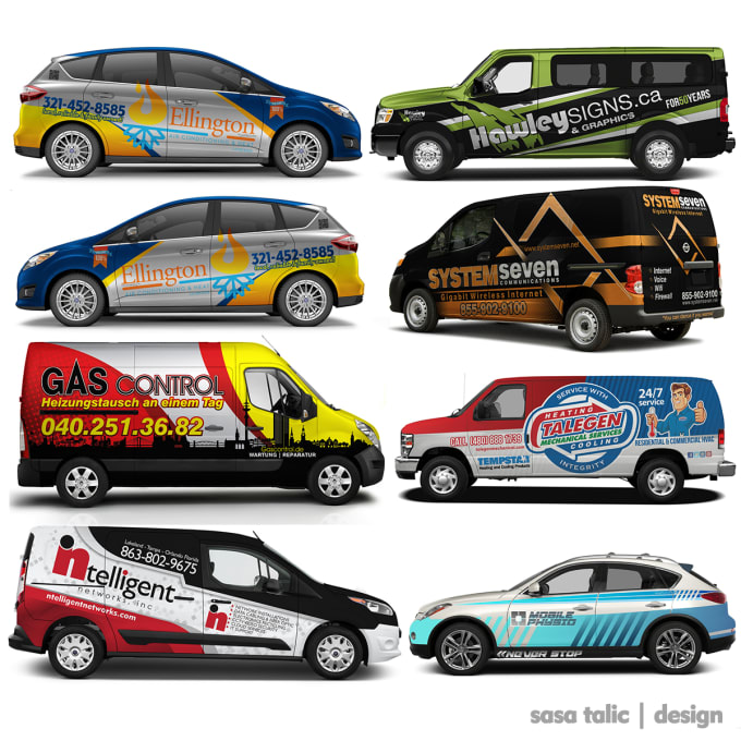 Bestseller - make professional wrap design for your vehicle in 3 days