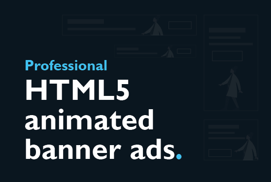 Gig Preview - Do HTML5 or gif animated banner ads