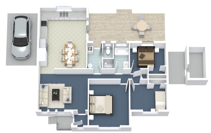 Gig Preview - Redraw floor plan 2d and 3d for real estate agent