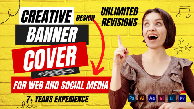 Gig Preview - Design creative website banners