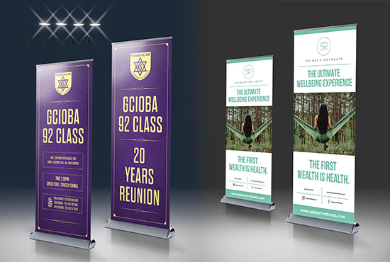 Gig Preview - Design roll up banner in 12 hours