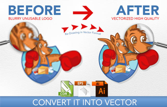 Gig Preview - Do vector tracing or convert image to vector quickly