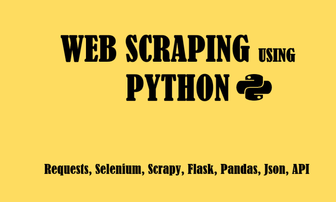 Gig Preview - Do web scraping or web crawling from any website with python