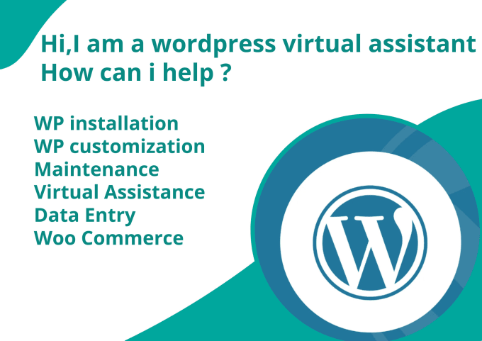 Gig Preview - Be your wordpress virtual assistant