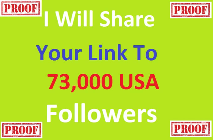 Gig Preview - Share your link to 73,000 USA fb followers