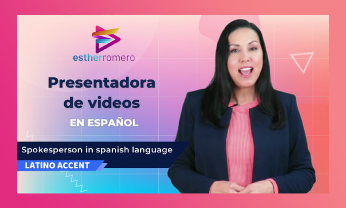 Gig Preview - Make a spokesperson video in latino spanish