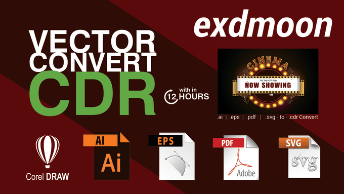 Gig Preview - Convert logo or image to vector ai, eps, pdf, svg, cdr