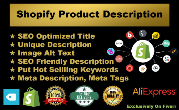 Gig Preview - Write converting shopify product description