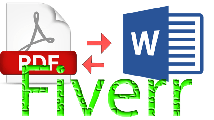 Gig Preview - Do convert PDF to word, excel,powerpoint,html,text etc