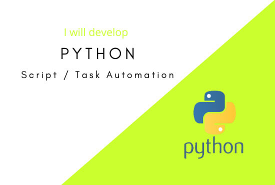 Gig Preview - Develop python script for you project