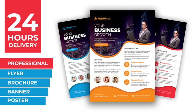 Gig Preview - Design professional business flyer