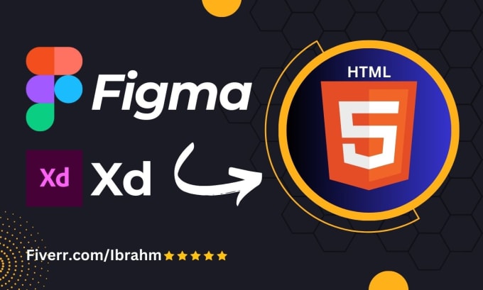 Gig Preview - Code your xd or figma to HTML CSS javascript static website SEO optimized