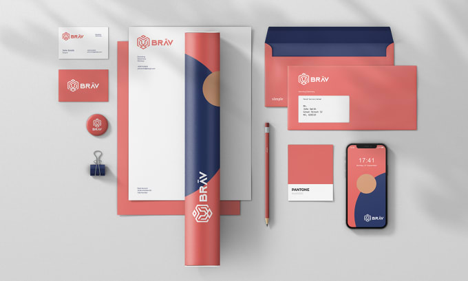 Gig Preview - Design unique business card and full branding stationery