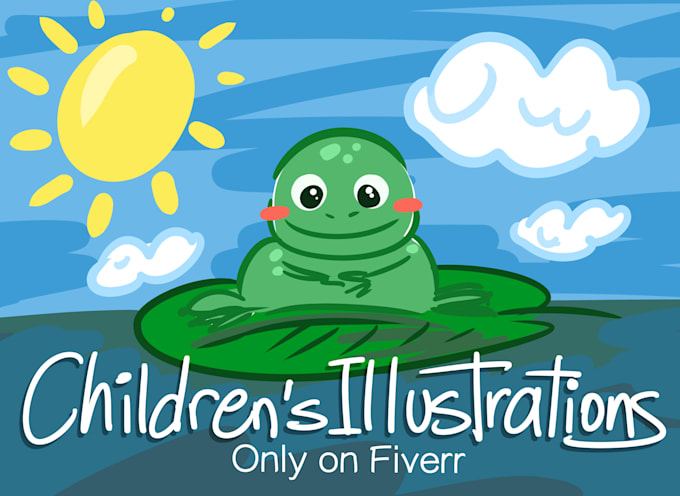 Gig Preview - Illustrate your children book