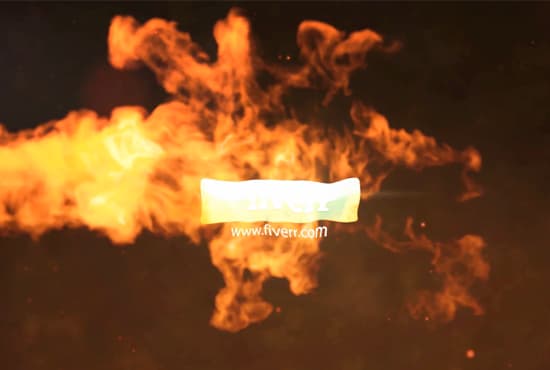 Gig Preview - Create a fire intro 3d