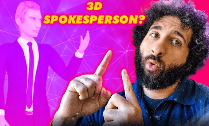 Gig Preview - Create a virtual 3d spokesperson video