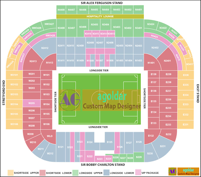 Gig Preview - Draw any stadium setting map illustration