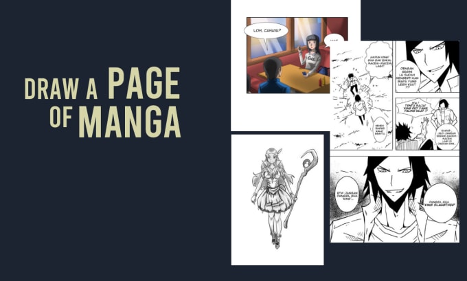 Gig Preview - Draw you a comic or manga page