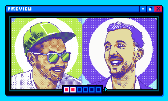 Gig Preview - Create high quality portrait pixel art