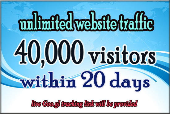 Gig Preview - Drive real daily visits to your website unlimited traffic