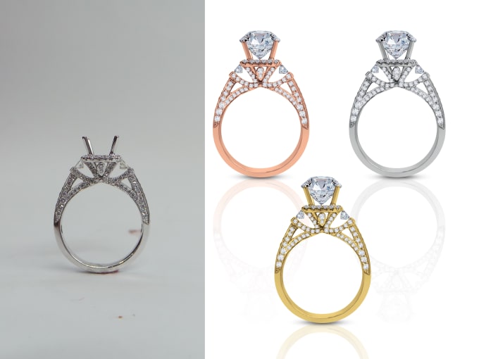 Gig Preview - Do professionally jewelry image editing