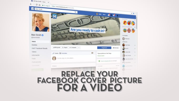 Gig Preview - Adapt or create your video to facebook cover format