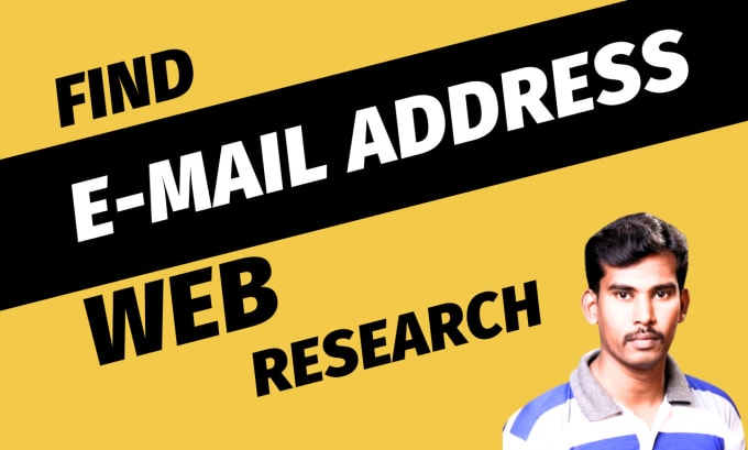 Gig Preview - Find email address and do web research