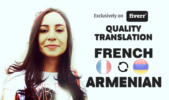 Gig Preview - Translate from french into armenian