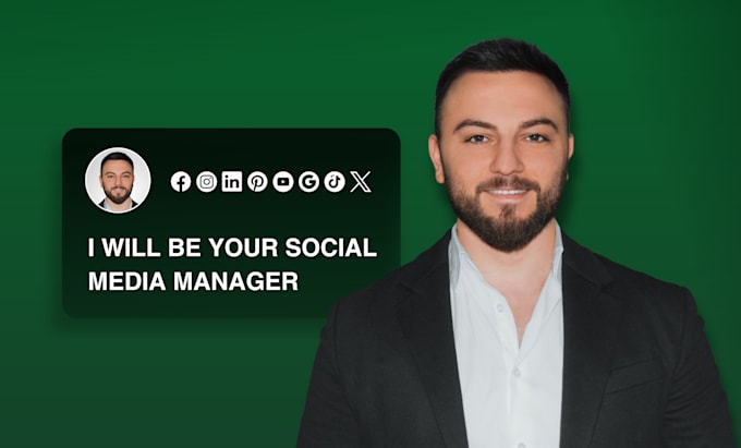 Gig Preview - Be your social media manager and content creator