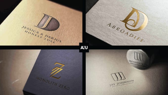 Gig Preview - Create a beautiful unique monogram logo